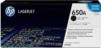 HP 650A Black LaserJet Toner Cartridge