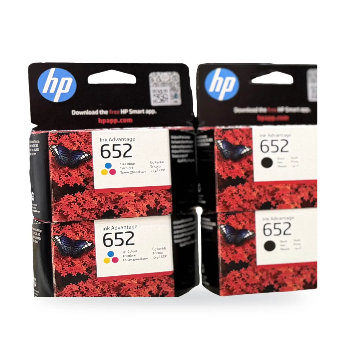 HP 652 Original Ink Cartridges