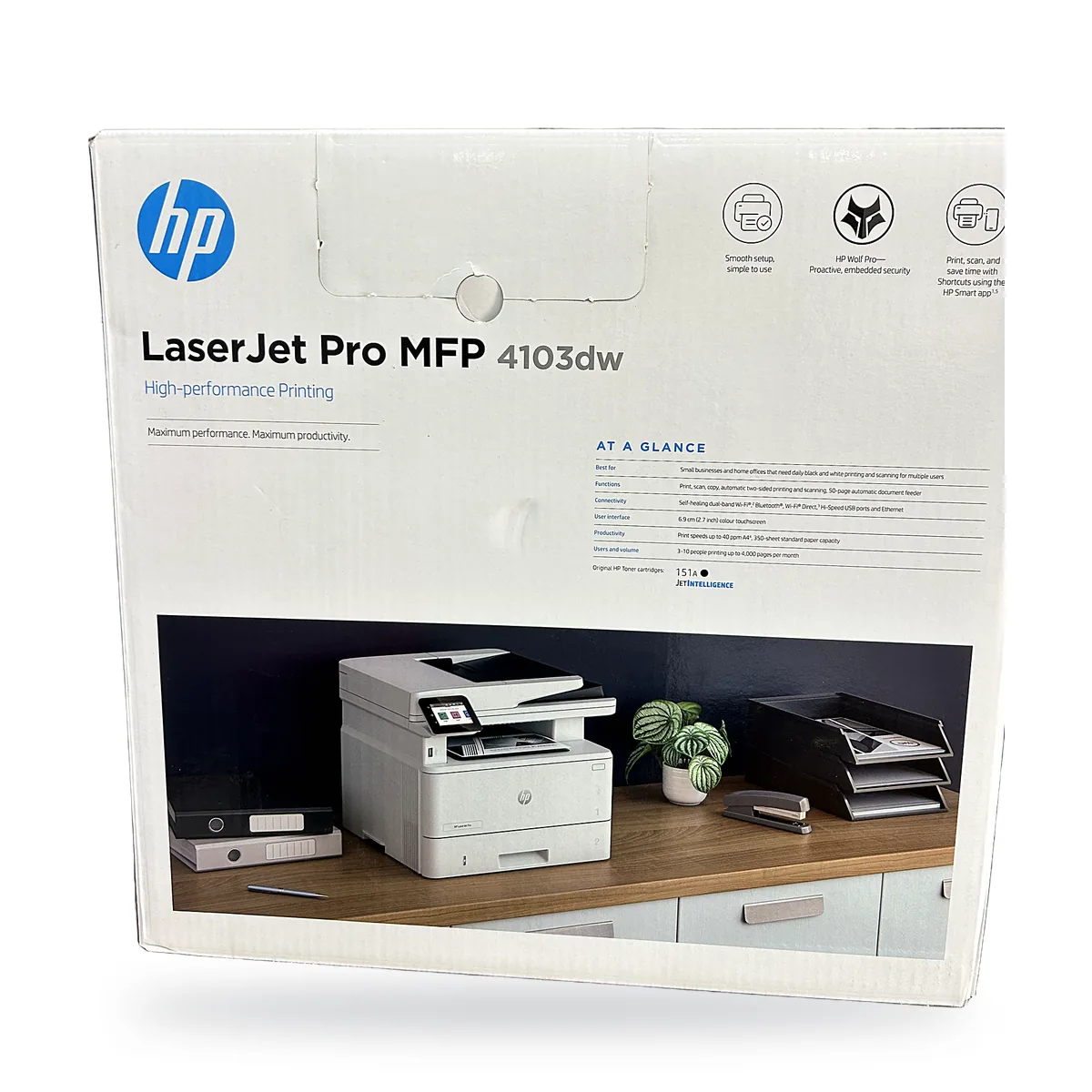 HP LaserJet Pro MFP 4103dw Printer